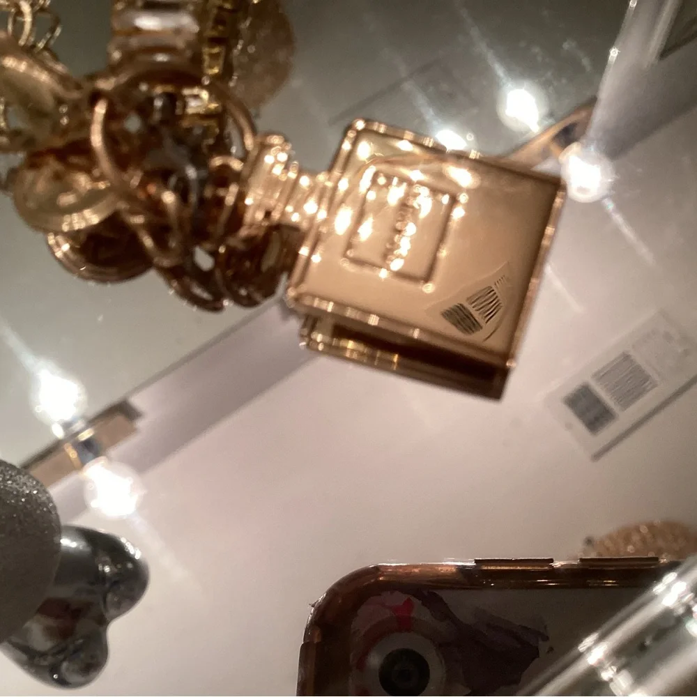 CHANEL Gold and Silver necklace with cubic zirconia - Picture 4 of 10